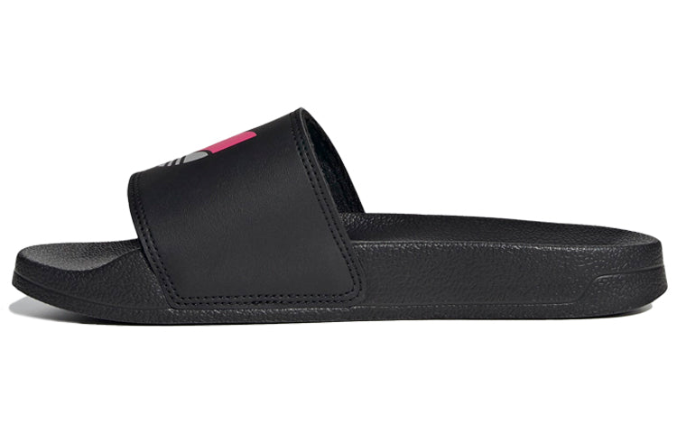 (WMNS) adidas originals Adilette Lite 'Black Pink' FW0540
