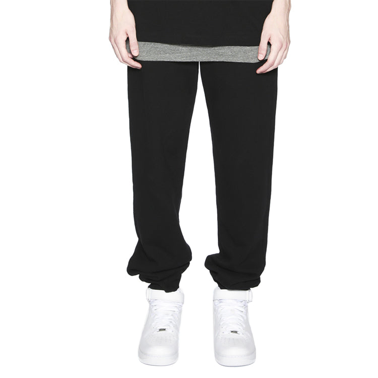Men's Off-White Pattern Lacing Sports Pants/Trousers/Joggers Loose Fit Black OFWPT08RG81MBBKZ