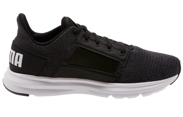 (WMNS) PUMA Enzo Street Heather Running Shoes Black 192350-01