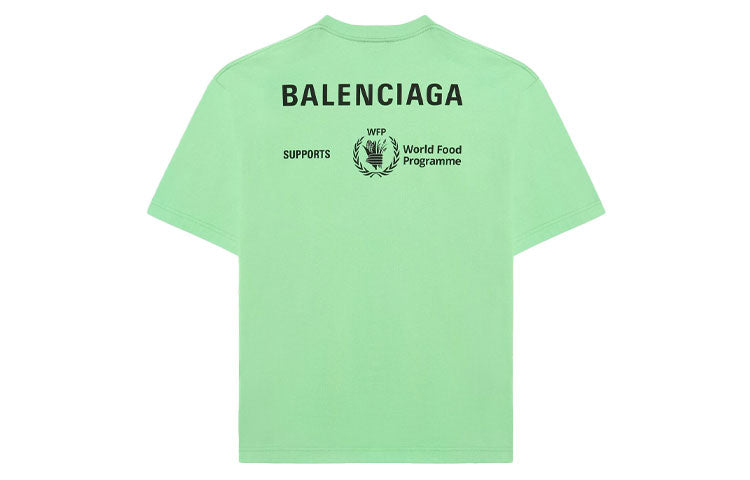 Balenciaga SS21 Retro Short Sleeve Fluorescent Green 612965THV844162