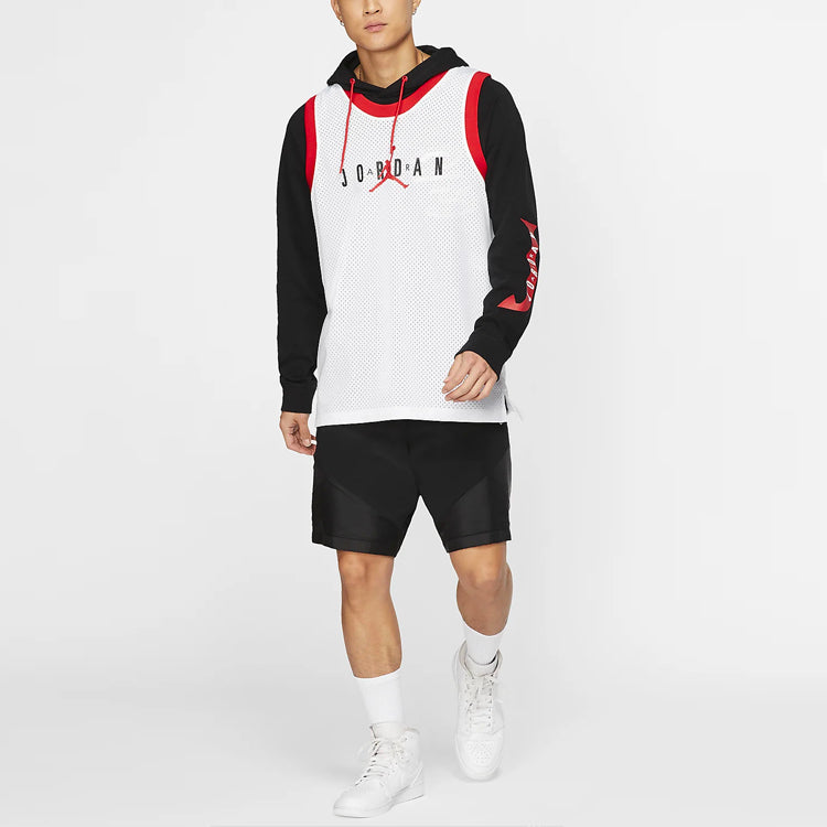 Air Jordan MENS Jumpman Basketball Sports Vest White CJ6151-100