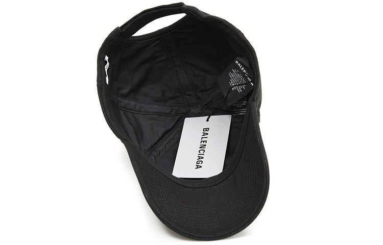 Balenciaga Visor Logo Cap 'Black Blue' 590758-310B2-1068