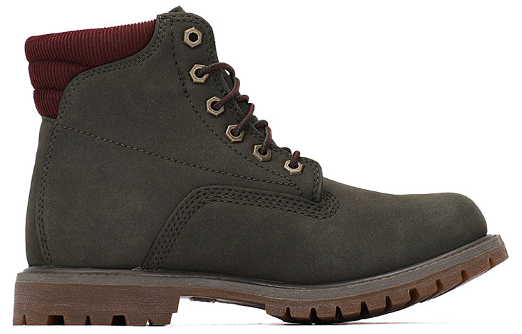 (WMNS) Timberland Waterville 6 Inch Boot 'Dark Green Nubuck' A2DWFA58