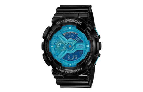 CASIO G-Shock Analog-Digital 'Black Blue' GA-110B-1A2