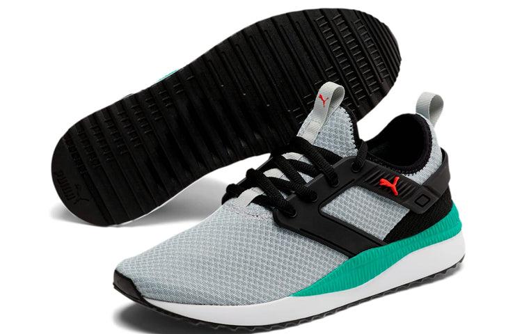 PUMA Pacer Next Excel Mesh Training Shoes Grey/Green 370208-06