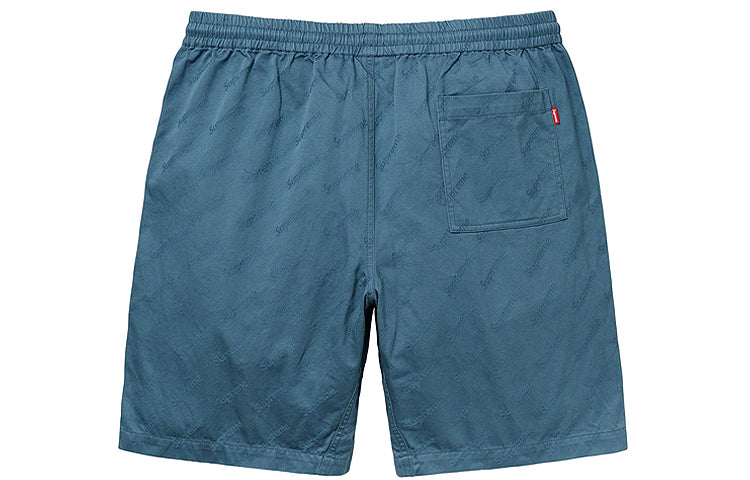 Supreme FW19 Week 1 Jacquard Logos Twill Short logo SUP-FW19-138