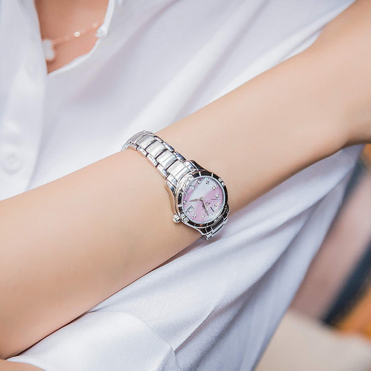 CASIO SHEEN Quartz Stainless Steel Strap Pink Analog SHN-4019DP-4A