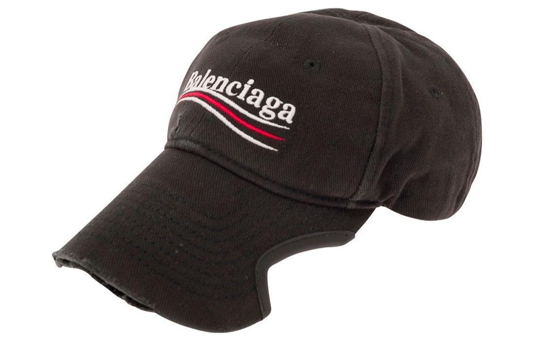 Balenciaga Political Campaign Destroyed Cap 'Black' 766861410B21077