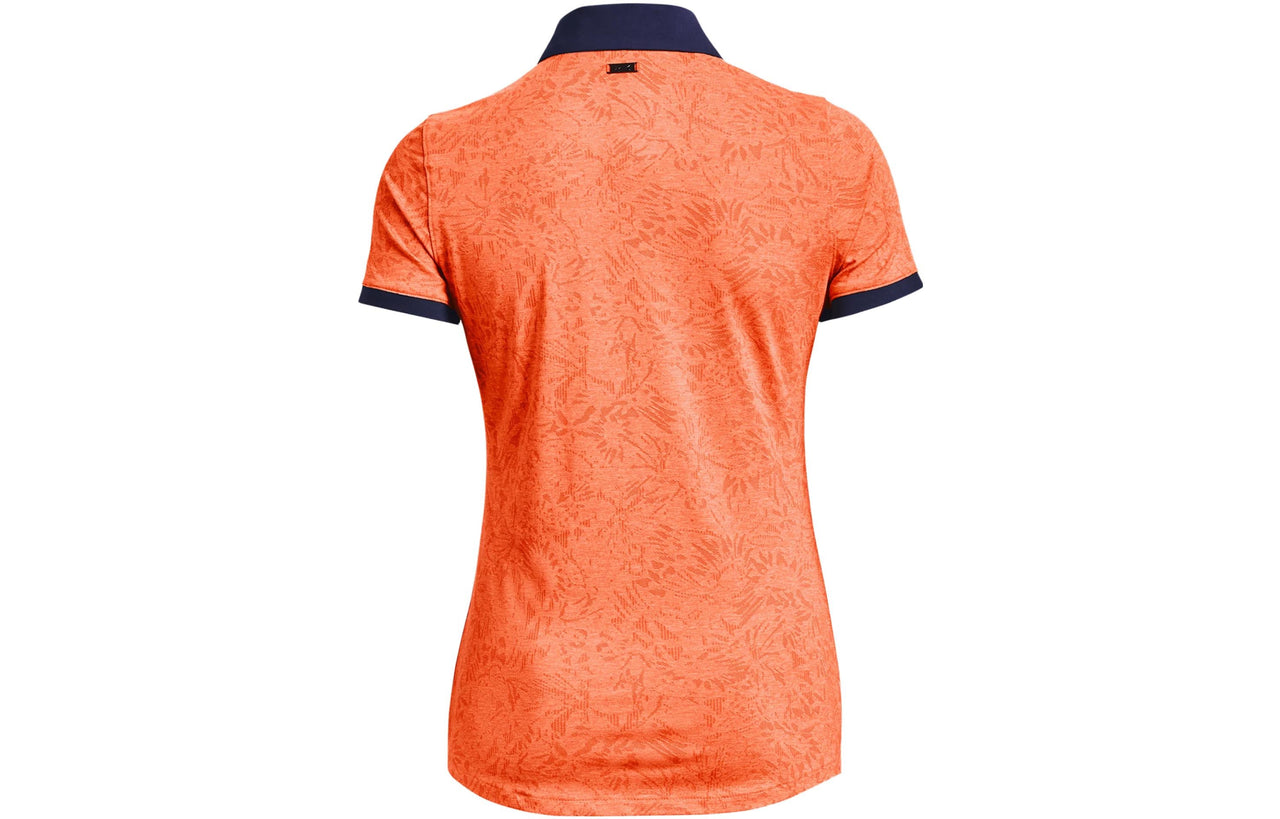 (WMNS) Under Armour Playoff Wild Fields Polo Shirt 'Orange' 1377336-866