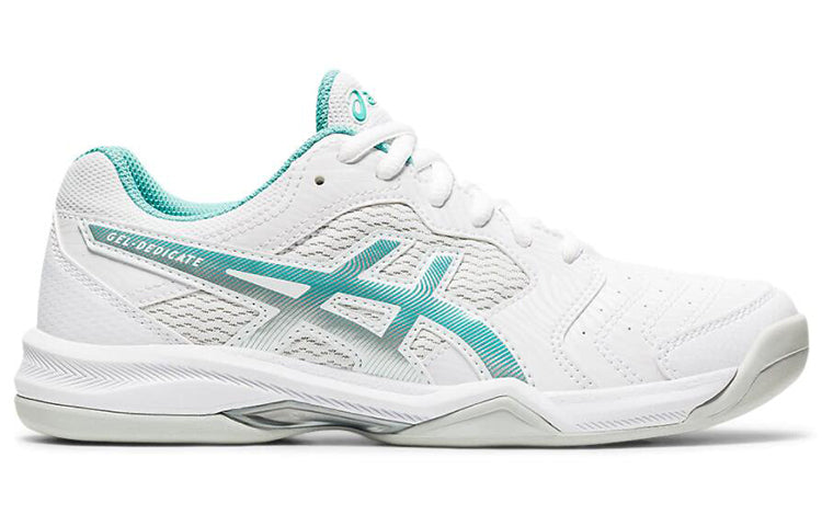 (WMNS) ASICS Gel-Dedicate 6 Indoor 'White Blue' 1042A074-105