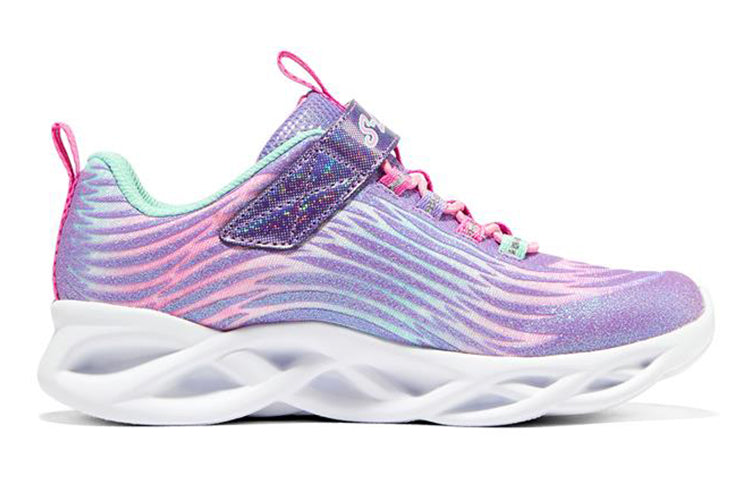 (GS) Skechers Twisty Brights Mystical Bliss 'LAVENDER MULTI' 302321L-LVMT