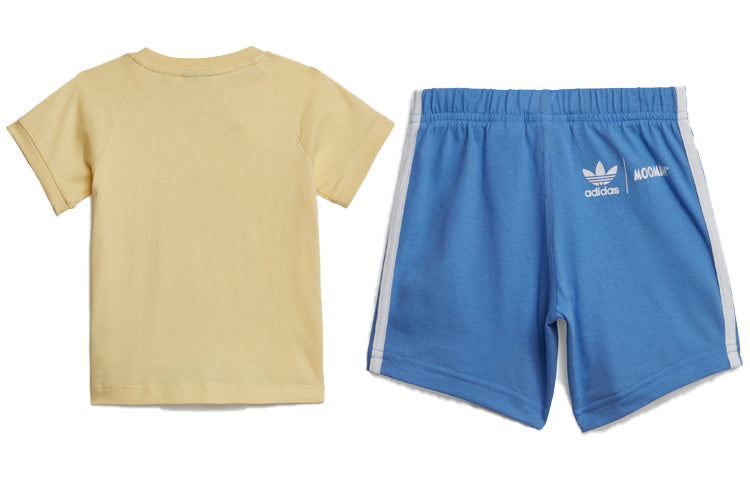 (PS) adidas x Moomin T-Shirts Suit 'Yellow Blue' IC5615