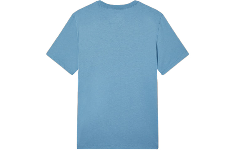 Men's Nike SS22 Alphabet Logo Solid Color Casual Round Neck Short Sleeve Azure T-Shirt DR0998-424