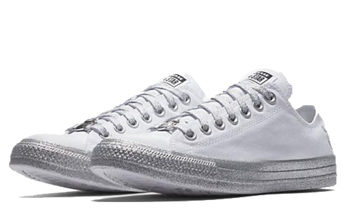 Converse Chuck Taylor All Star Low Miley Cyrus White Silver 162238C