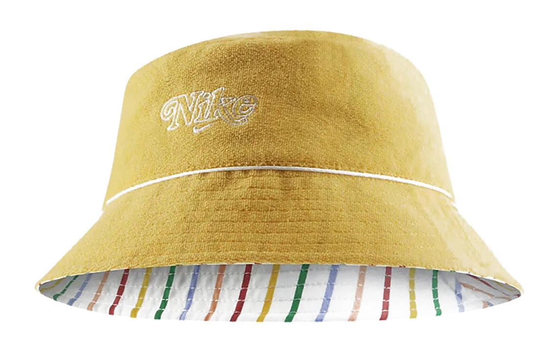 (WMNS) Nike Sportswear Reversible Bucket Hat 'Yellow' CU7260-795