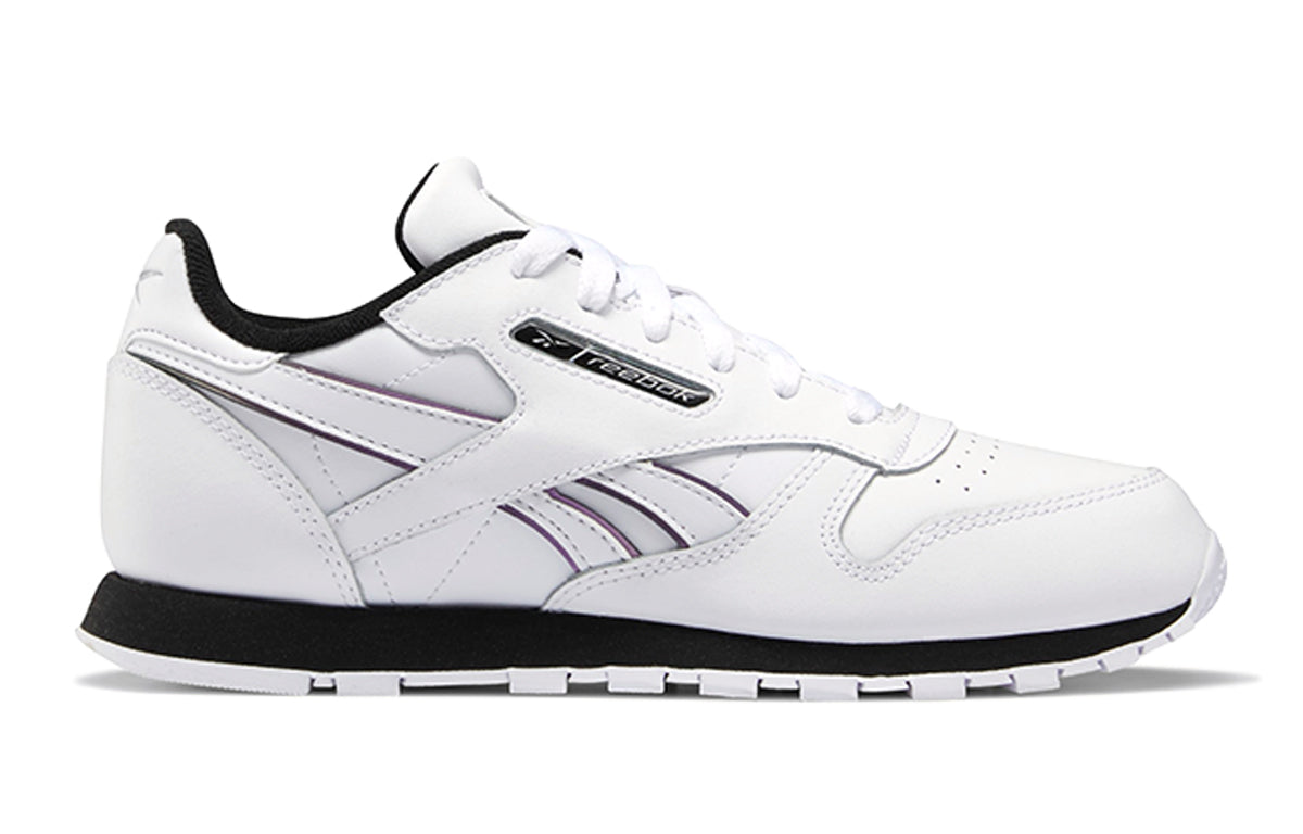 Reebok Classic Leather Running Shoes K Silver/White EH1961
