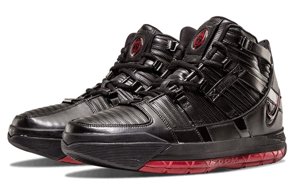 Nike Zoom LeBron 3 'Black Crimson' 312147-004