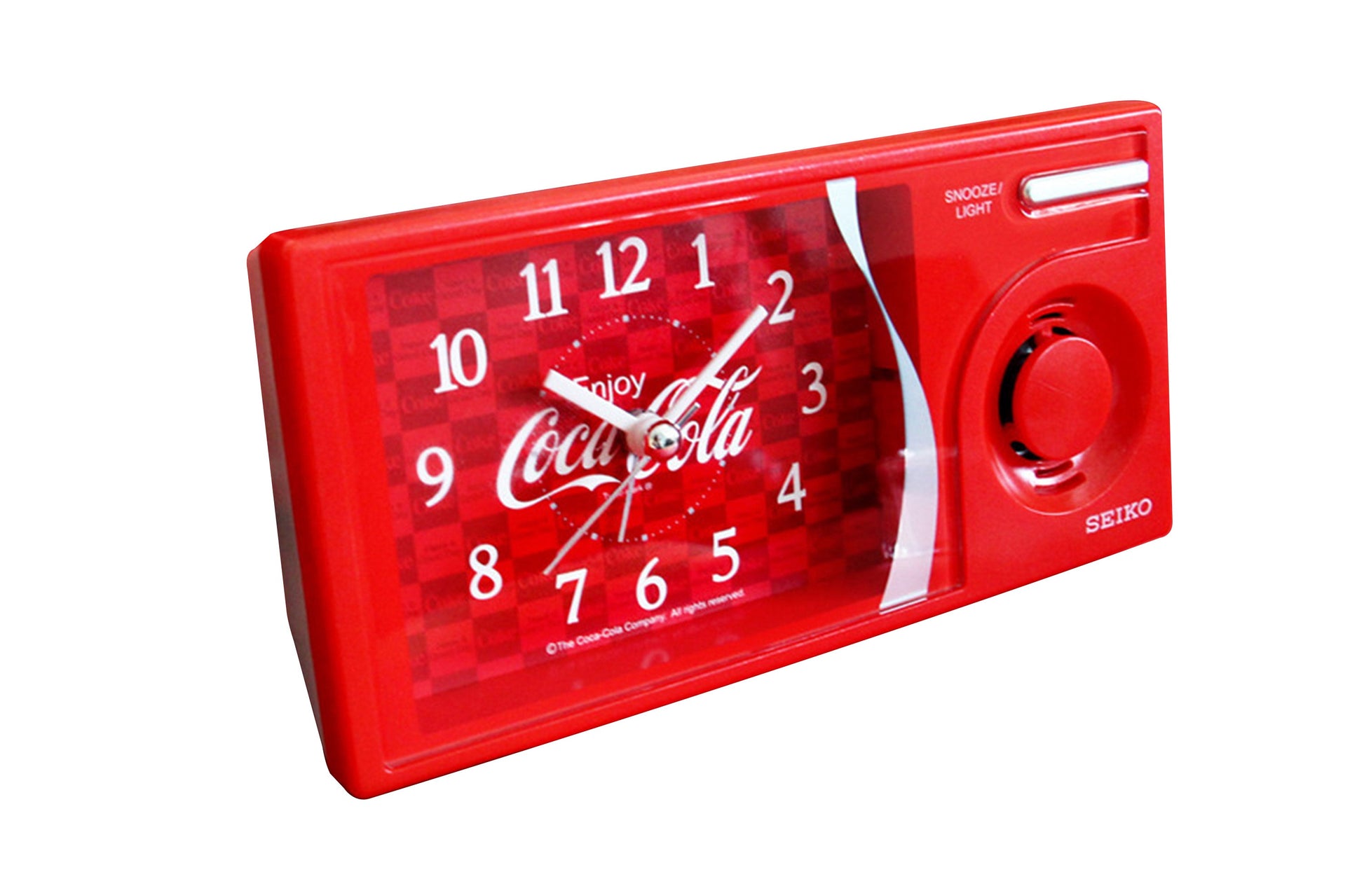 SEIKO x Coca Cola Mute Music Alarm Clock Red QHP901R