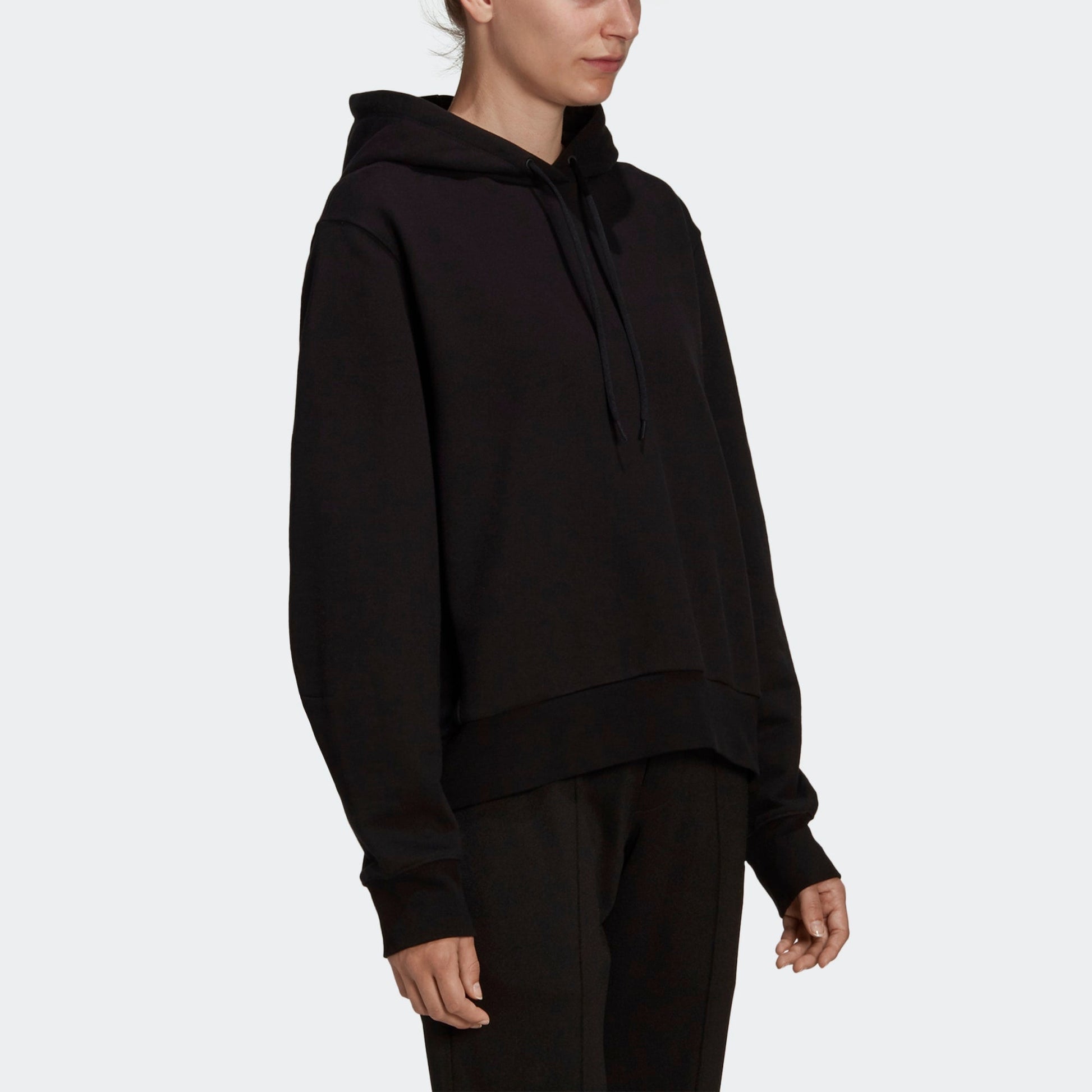 (WMNS) Y-3 Photo Printing Long Sleeves Hoodie Black GK4401