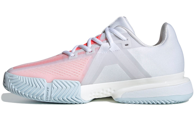 (WMNS) adidas Solematch Bounce Hard Court 'White Pink' FU8126