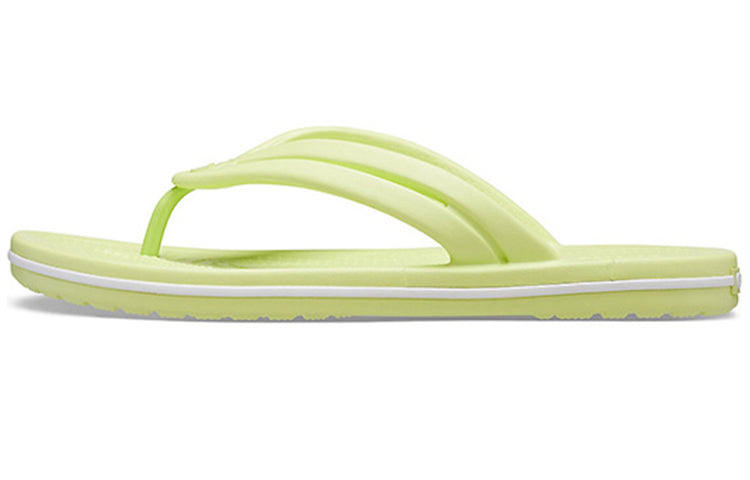 (WMNS) Crocs Crocband Flip 'Light Green' 206100-3U4