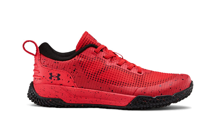 (PS) Under Armour X Level Mainshock AL Splatter 'Black Red' 3022524-600