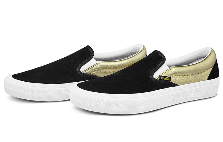 Vans Shake Junt x Slip-On Pro 'Black Gold' VN0A347V13L