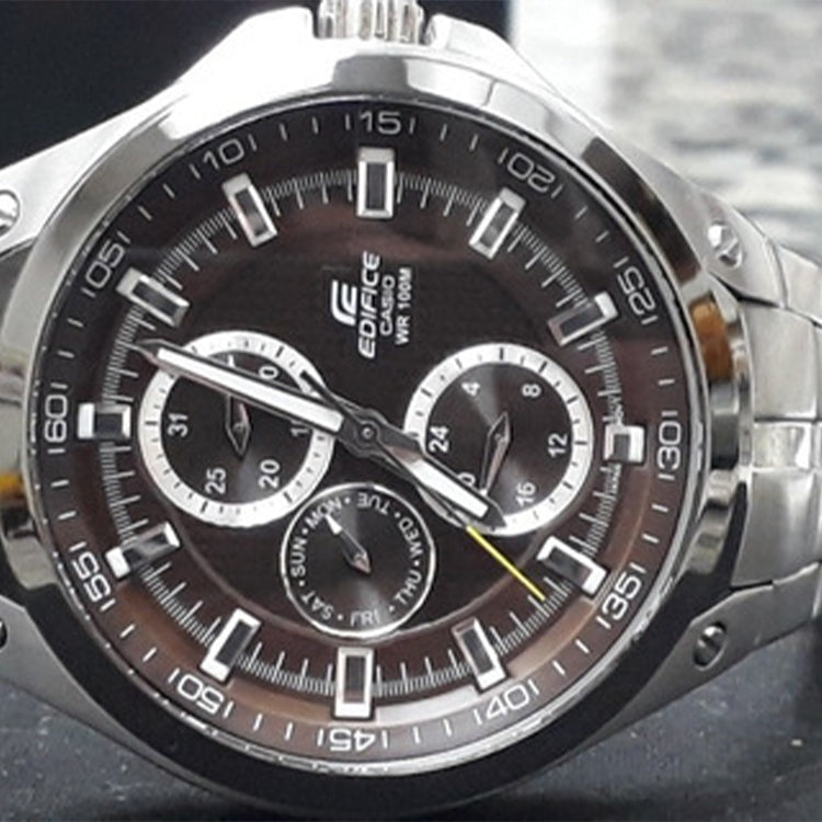 Men's CASIO EDIFICE Series Classic IP Watch Mens Black Analog EF-326D-5AV
