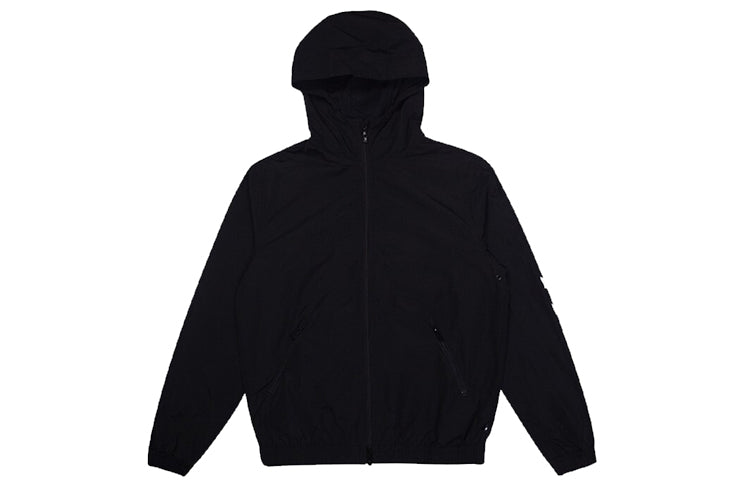 Converse Star Chevron Windproof Jacket Asia Sizing 'Black' 10017080-A03