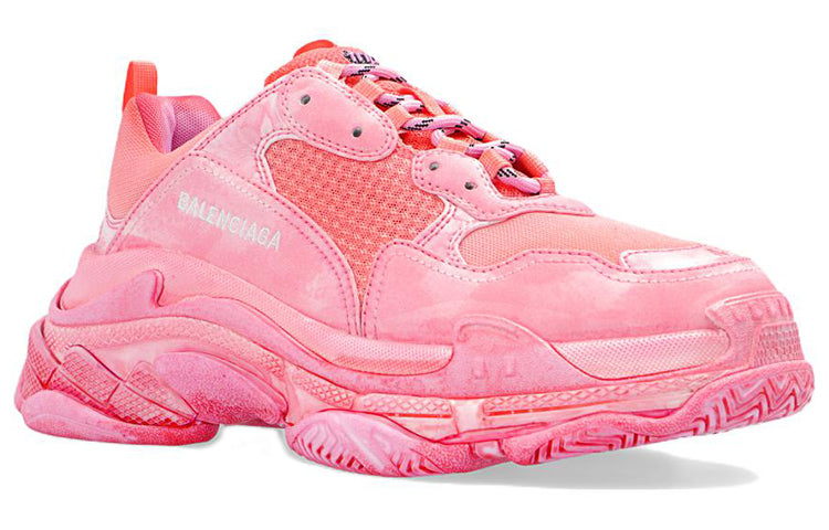 (WMNS) Balenciaga Triple S Faded Sneaker 'Dark Pink' 524039W3CS45000