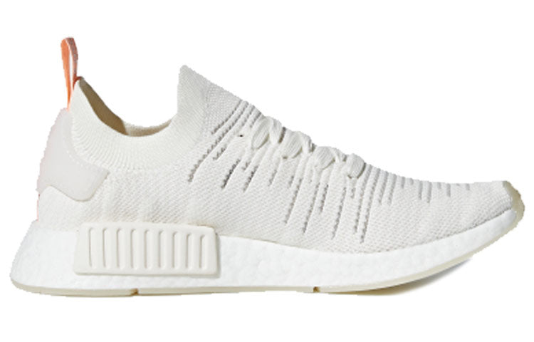 (WMNS) adidas NMD_R1 STLT Primeknit 'White Clear Orange' B37655
