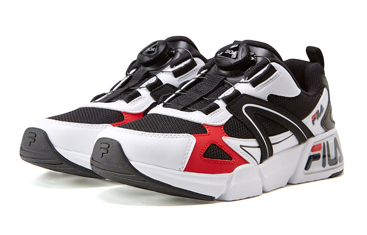 (GS) FILA Retro Sport Shoes 'Black White Red' K15B041116FBW