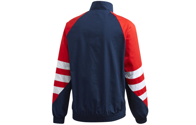 adidas originals x Arsenal Bruised Banana Series Crossover Half Zipper Splicing Sports Jacket Blue GE4785