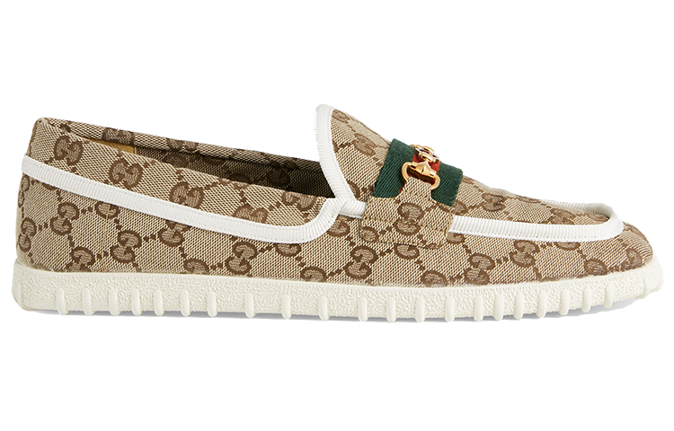 Gucci GG Supreme Driving Shoes 'Neutrals' 655516-2HK70-9794