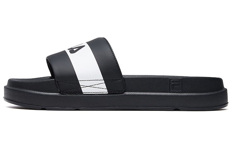 (WMNS) FILA Slippers Black/White F12W024631ABW