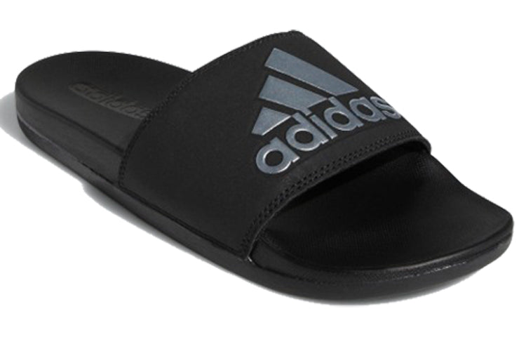 (WMNS) adidas Slide Adilette Comfort 'Black Silver' G28386