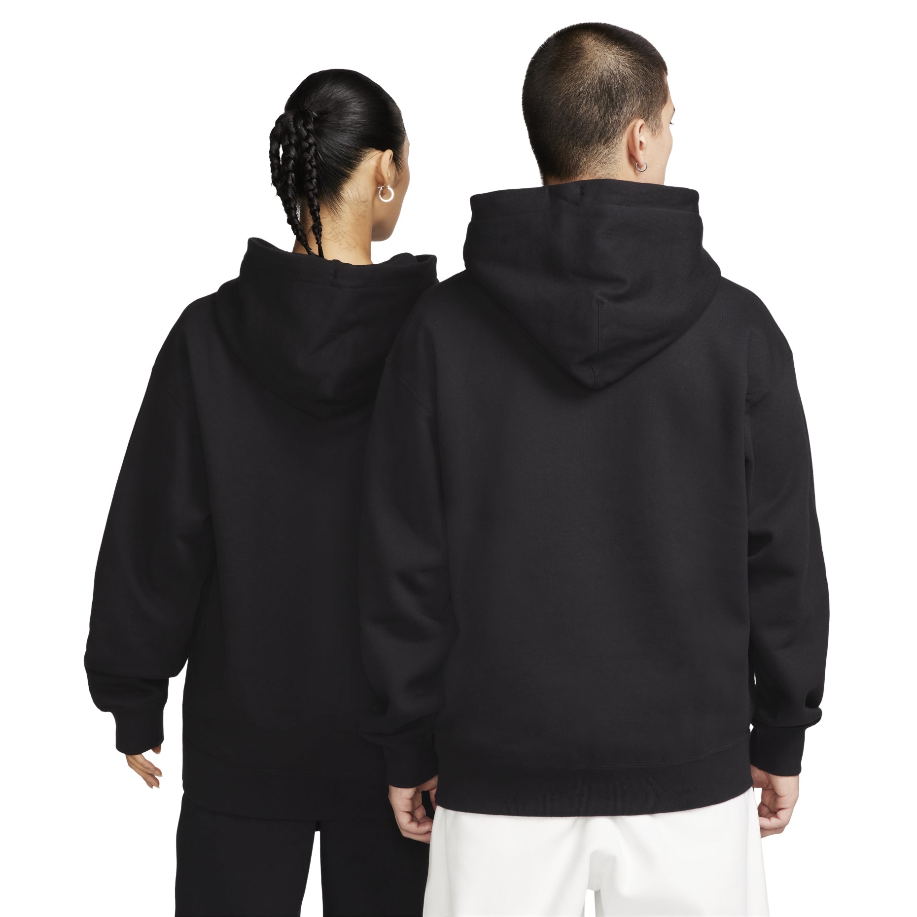 Nike Solo Swoosh Fleece Pullover Hoodie 'Black' DX1356-010