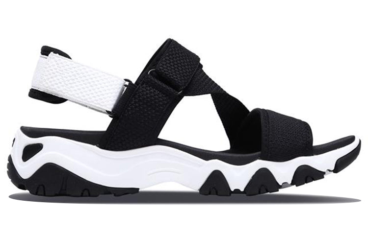 (WMNS) Skechers D Lites 2.0 Sandals 'Black' 88888181-BKW