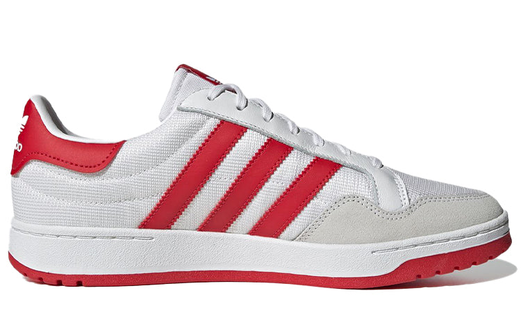 adidas originals Team Court Shoes White/Red FY5369