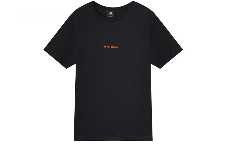 New Balance Safari Tee Asia Sizing 'Black Orange' AMT12356-BK
