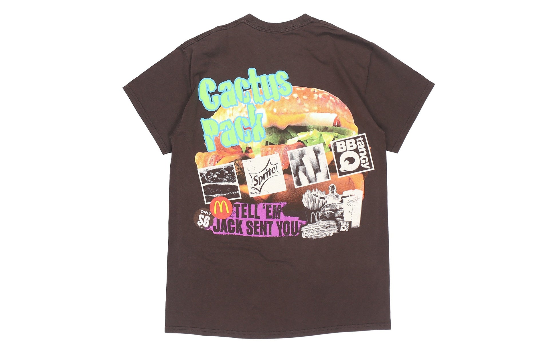Travis Scott Cactus Jack x McDonald's CACTUS PACK VINTAGE PROMO Tee Logo Tee TC-264