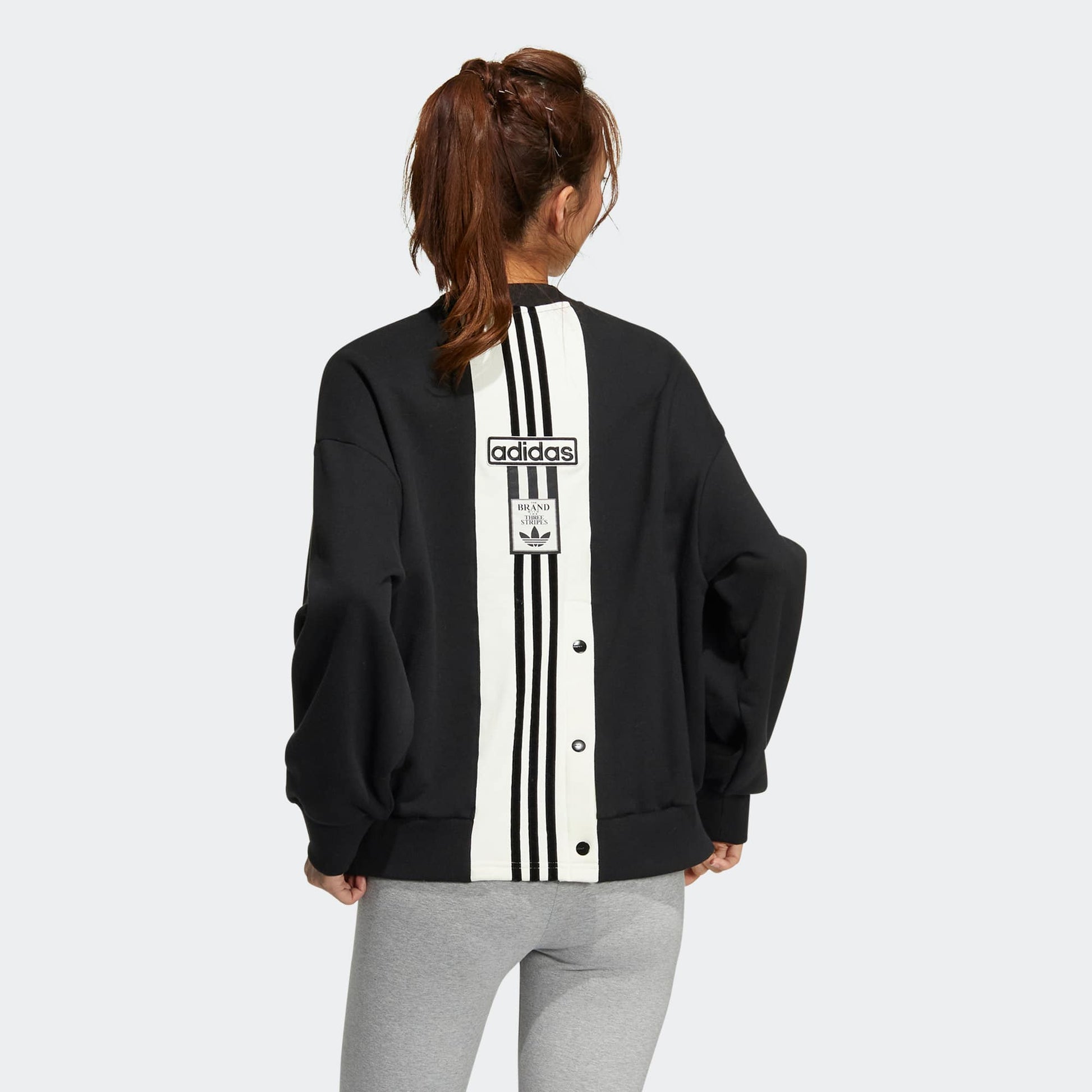 (WMNS) adidas Originals Adibreak Crews 'Black' IC8132