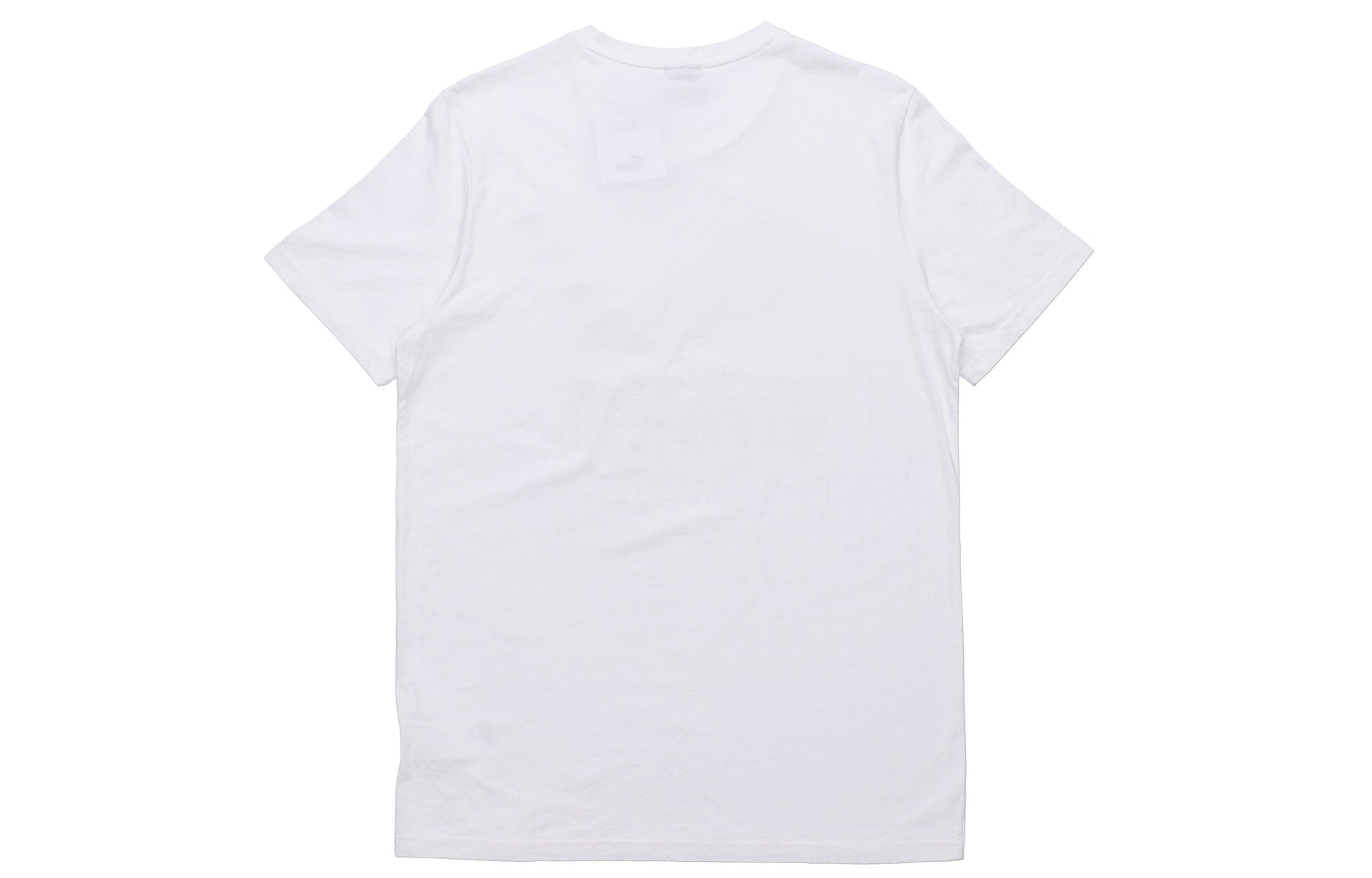 PUMA Logo Printed Short Sleeve TEE White 579405-82