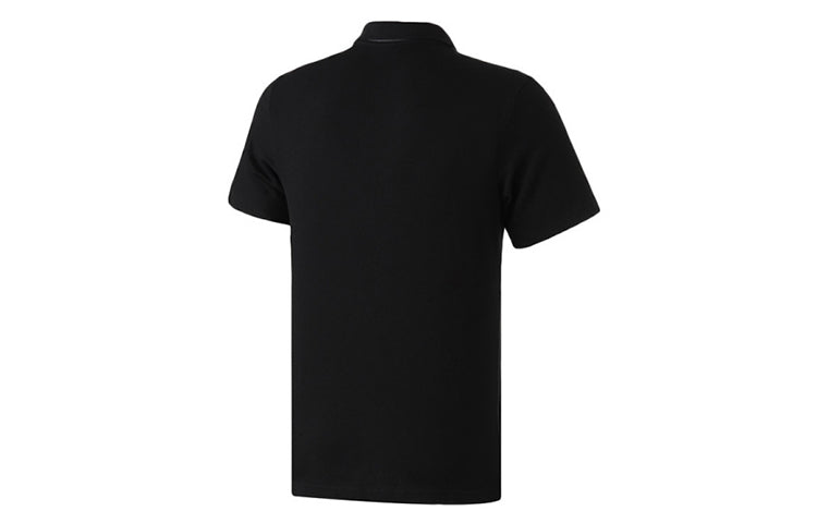 adidas Series Athleisure Casual Sports Short Sleeve polo Black DW4683