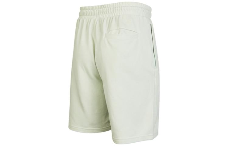 Men's adidas Logo Printing Pattern Drawstring Elastic Waistband Straight Shorts Light Cyan HZ7030