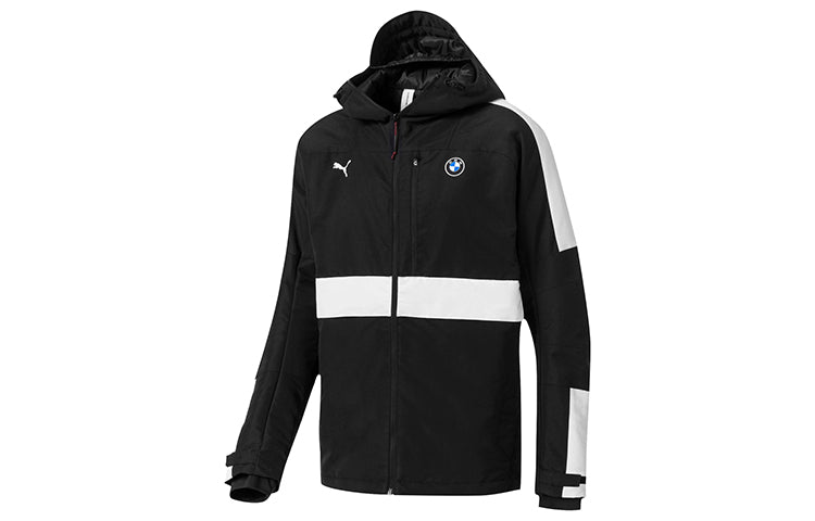 PUMA BMW Motorsport Zip Hooded Jacket 'Black' 576637-01