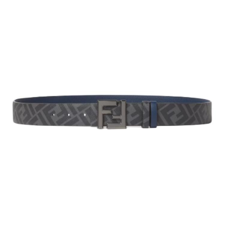 Fendi SS26 Squared FF Belt 'Blue Black' 7C0541AQWHF1USL