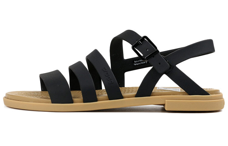 (WMNS) Crocs Tulum Sandals 'Black' 206107-00W