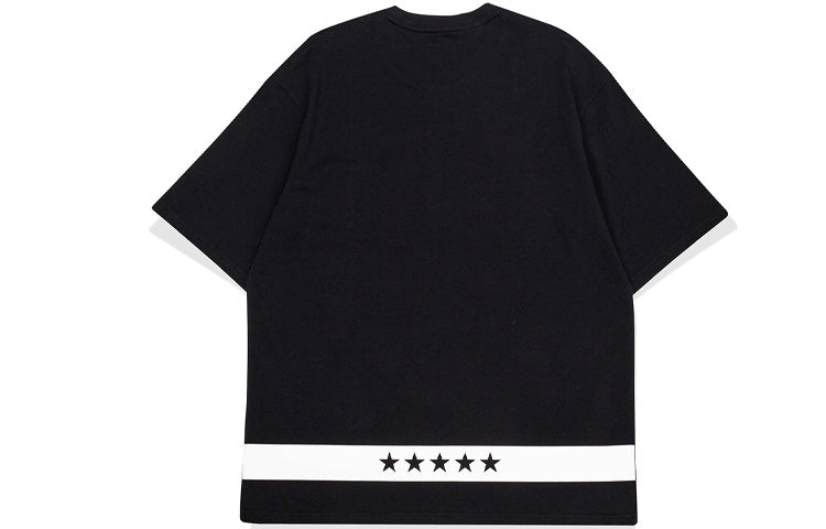 FILA FUSION Printing Loose Sports Sleeve Black T11M032103F-BK