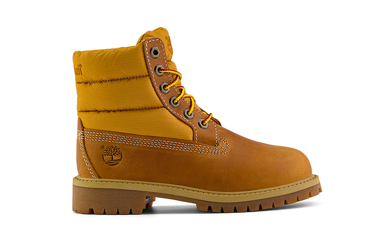 (GS) Timberland Premium 6 Inch Quilt Waterproof Boots 'Wheat' A1H9D